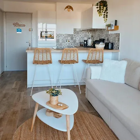 Sable & Pampas - Meuble De Tourisme 5 Etoiles - Vue Panoramique & Terrasse - Climatisation - A 200m Карнон-Плаж