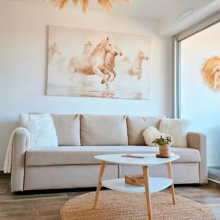 Sable & Pampas - Meuble De Tourisme 5 Etoiles - Vue Panoramique & Terrasse - Climatisation - A 200m Apartment Carnon-Plage